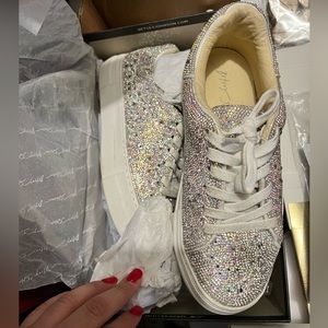 Betsey Johnson Sidny Rhinestone Sneakers